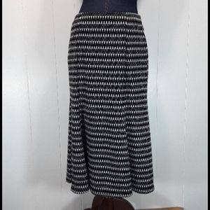 A-line Aztec, geometric design skirt size small By NY Collection